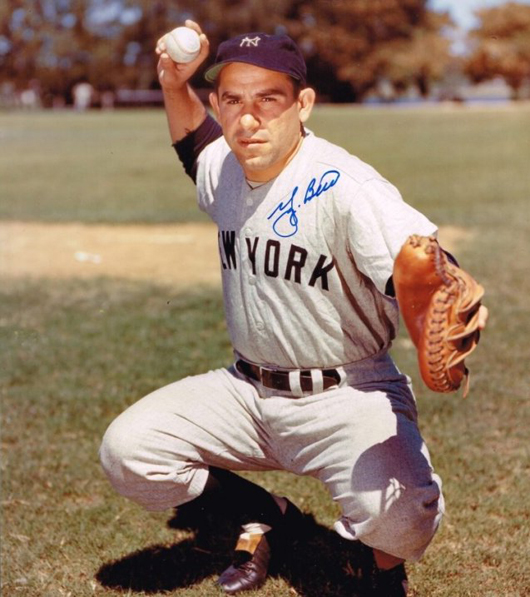 Autographed photo of New York Yankees Yogi Berra. Image courtesy of LiveAuctioneers.com archive and Piedmont.