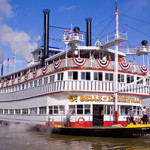 The Belle of Louisville, originally christened Idlewild, operated as a passenger ferry between Memphis, Tenn., and West Memphis, Ark. During the World War II she served as a floating USO nightclub for troops stationed at military bases along the Mississippi River. Image by Bo - Belle of Louisville. This file is licensed under the Creative Commons Attribution 2.0 Generic license.