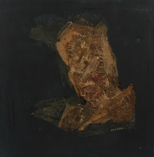 Carlo Alfano (Italian, 1932-1990), 'Ripresenza 3,' oil on canvas. Stefek's image