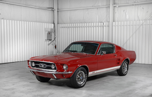 1967 Ford Mustang GTA 2+2, $46,200. Morphy Auctions image