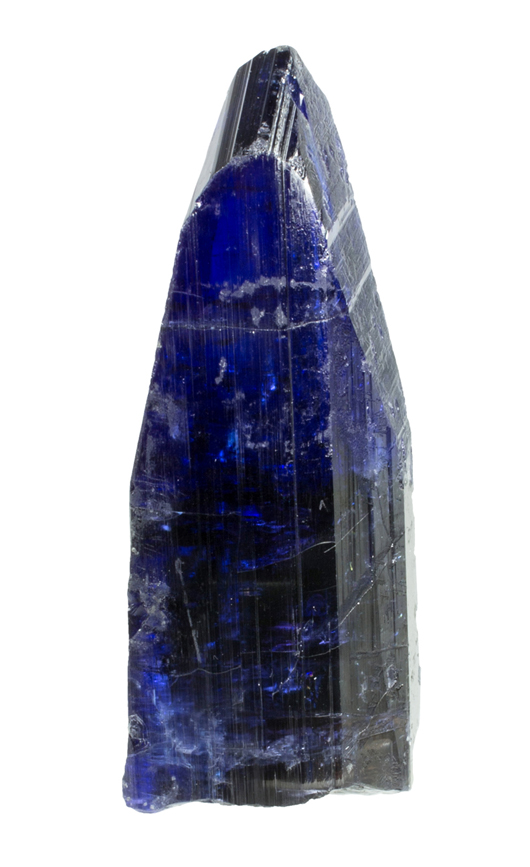 Tanzanite crystal, Merelani Hills near Arusha, Umba Valley, Tanzania; 257 grams, from a private collection. Est. $100,000-$125,000. Morphy Auctions image