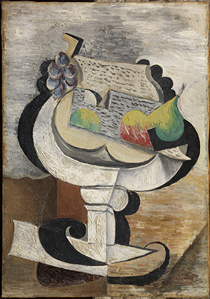 Compoteir/Frutero (Fruit Dish), 1917, Pablo Picasso © 2014 Estate of Pablo Picasso / ARS, NY. This exhibition was organized by the Dalí Museum and the Museu Picasso, Barcelona, with the collaboration of the Fundació Gala-Salvador Dalí and is supported by an indemnity from the U.S. Federal Council on the Arts and the Humanities.