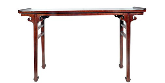 A 19th century rosewood artist’s table from Shanxi Province. Photo Sharon Fitzsimmons