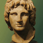 Marble bust of a young Alexander the Great from the Hellenistic era, 2nd-1st century B.C. British Museum. Copyright Andrew Dunn. This file is licensed under the Creative Commons Attribution-ShareAlike 2.0 Generic license.