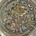 Detail of the Jaeger-LeCoultre Master Minute Repeater watch. Estimate: £30,000 and £40,000 ($47,000-$62,660). Sworders Fine Art Auctioneers image.