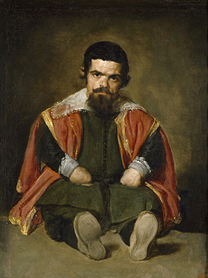 Professor Richard Johnson's technique has provided evidence to date Diego Velazquez's 'Sebastian de Morra' (circa 1645), a dwarf and jester at the court of Philip IV of Spain. Image courtesy of Wikimedia Commons.