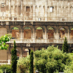 A view of the Colosseum from from the Oppian Hill in Rome. This image is licensed by the Creative Commons Attribution-ShareAlike 3.0 Unported license.