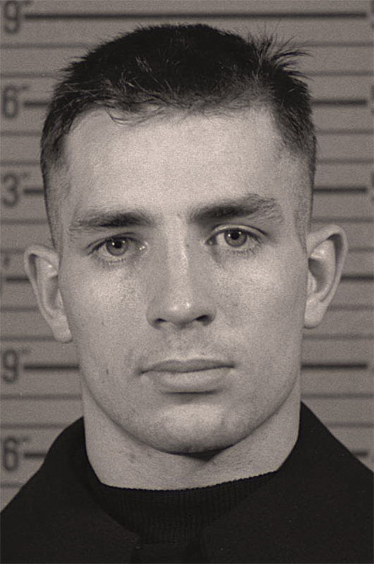 Jack Kerouac in a Naval Reserve enlistment photograph, 1943. Image courtesy of Wikimedia Commons.