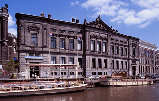 Old building of the Nederlandsche Bank, now Allard Pierson Museum in Amsterdam, The Netherlands. Copyrighted image used with permission of Amsterdam Municipal Department for the Preservation and Restoration of Historic Buildings and Sites (bMA)