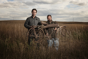 Mike Wolfe (left) and Frank Fritz, History Channel's American Pickers. Photo courtesy HISTORY.