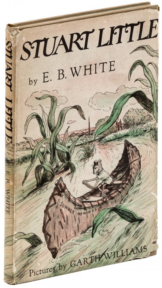 A first edition of E.B. White's 'Stuart Little.' Image courtesy of LiveAuctioneers.com archive and PBA Galleries.