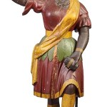 Antique cigar store Indians continue to be popular. This 19th-century figure of an Indian maiden, 68 inches high, sold for $42,550 at Cottone Auctions in March 2014.
