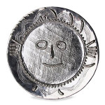 The Picasso silver plate 'Visage aux Mains.' Image used with permission of City of Miami Police Department