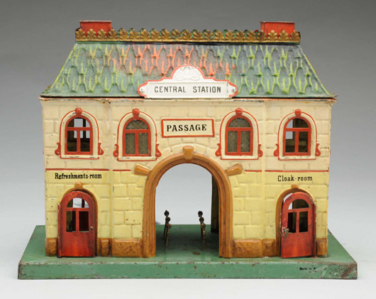 Marklin hand-painted Central Station, est. $1,800-$2,000. Morphy Auctions image