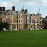 Queen Elizabeth's Sandringham House near the village of Sandringham in Norfolk, England. Image by Elwyn Thomas Roddick. This file is licensed under the Creative Commons Attribution Share-alike license 2.0.