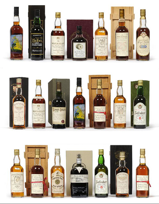 Or you could stick to whisky? Prices of group, sold in November, totaled more than £12,000. Photo Tennants