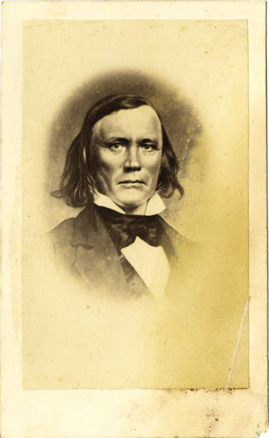 Carte de visite photograph of Kit Carson by E. Anthony, circa 1860s. Image courtesy of LiveAuctioneers.com archive and Heritage Auctions.
