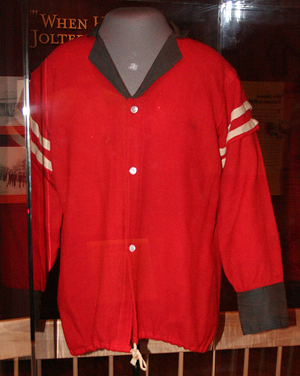 A red shirt worn by militants in political rallies and in African American neighborhoods to intimidate voters in the late 1800s South. Image by RadioFan. This file is licensed under the Creative Commons Attribution-ShareAlike 3.0 Unported license.