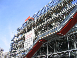 The Pompidou Centre in Paris. Image by Leland. This file is licensed under the Creative Commons Attribution-ShareAlike 3.0 Unported license.