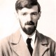 Passport photograph of the British author D.H. Lawrence. Image courtesy of Wikimedia Commons.