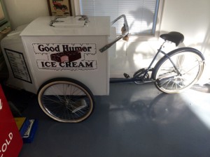 Pedal-driven ice-cream vendor, restored, in mint condition. Tim’s Inc. Auctions image