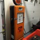 Fully restored gasoline pump with the Harley-Davidson colors and Phillips 66 logo on the top. Tim’s Inc. Auctions image