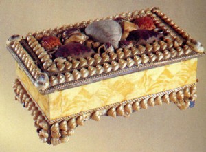 Jewelry boxes set with seashells were popular with Victorian women. This example is worth £30-£50. Photo: Christopher Proudlove