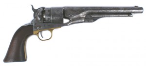 Colt Army M1860 percussion revolver, a four-screw type to accommodate a shoulder stock ($1,708). Mohawk Arms Inc. image