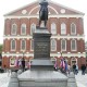 A statue of Samuel Adams stands in front of historic Faneuil Hall in Boston. Adams was governor of Massachusetts when he and Paul Revere placed the time capsule in the cornerstone of the statehouse in 1795. Image by IlliniGradResearch. This file is licensed under the Creative Commons Attribution-ShareAlike 2.5 Generic license.