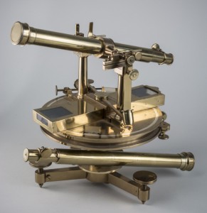 French telescope theodolite instrument, 19th century. Estimated value: $2,000-$3,000. Capo Auction image