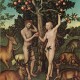 Another Lucas Cranach the Elder rendition of ‘Adam and Eve,’ 1526. oil on panel. Courtauld Institute of Art Gallery, London
