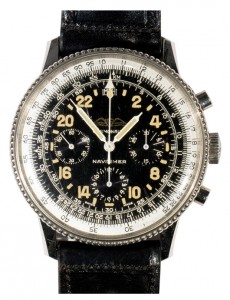 The highlight of the jewelry and timepieces category was this Breitling Navitimer Cosmonaute stainless steel wristwatch that sold for $6,545. Clars Auction Gallery image
