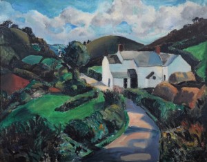 Lot 9 – ‘The White Farm,’ circa 1928, by Christopher Wood (1901-1930). Estimate: £40,000-£60,000 ($60,207-$90,311). Dreweatts & Bloomsbury image 
