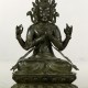 Lot 6045 – Chinese 18th century large and rare bronze Buddha figure. Kaminski Auctions image