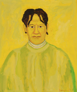 A portrait of the artist’s mother by American modernist painter Beauford Delaney (American, 1901-1979) fetched $48,380, four times its low estimate. Case Antiques Auction image