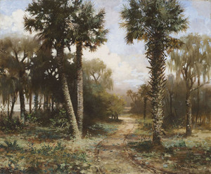 J. Ralph Wilcox; ‘South Beach Street, Daytona,’ circa 1900, on display at the Cici and Hyatt Brown Museum of Art. Photo Credit: Museum of Arts & Sciences