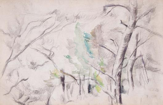 Barnes Foundation discovers two Cézanne sketches