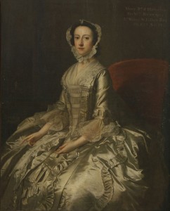 Thomas Hudson (1701-1779), ‘Portrait of Mary, Daughter of Sir William Browne, Wife of William Ffolkes,’ oil on canvas. Estimate: £8,000-£12,000. This is one of three portraits by Thomas Hudson in the sale. Sworders image.