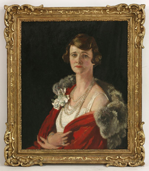 Sir William Orpen, ‘Portrait of Gertrude, Countess of Dudley,’ Estimate: £30,000-£40,000. Sworders image.