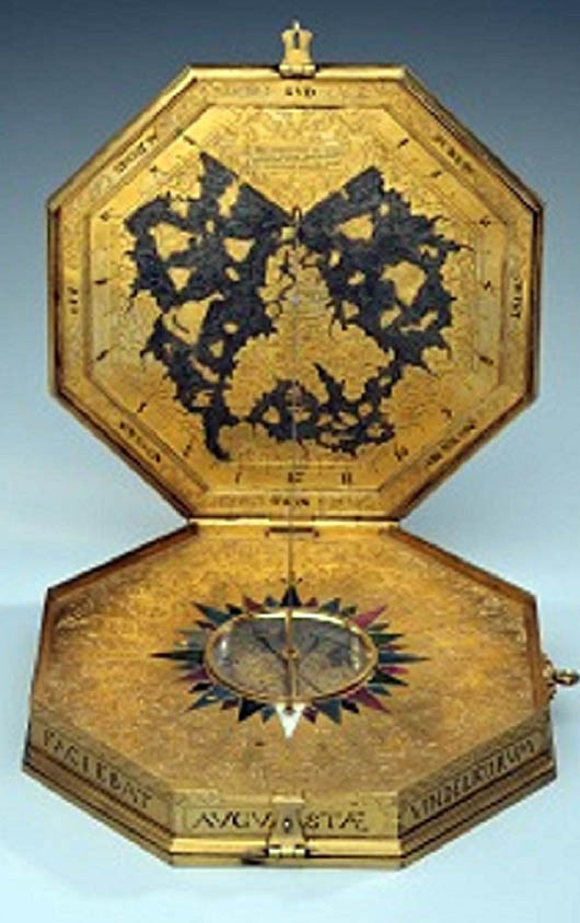 The Toledo Museum of art will return this astronomical compendium or astrolabe to a museum in Gotha, Germany. Image courtesy of Toledo Museum of Art