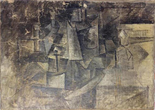 Picasso's 'Coiffeuse' that was seized in New York. U.S. Department of Justice image.
