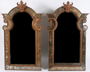 Pair of Venetian-style mirrors. Estimate: $1,600-$1,800. Stefek’s Auctioneers and Appraisers image