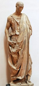 Marble statue of Habacuc, better known as 'Zuccone' (