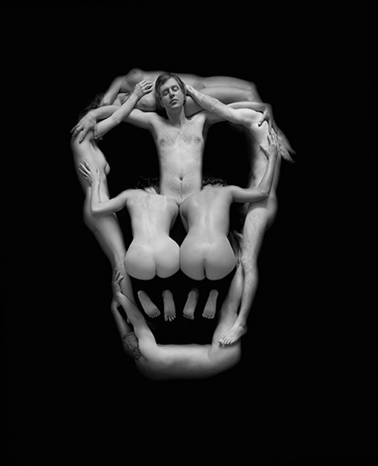 Piotr Uklański (born 1968), 'Untitled (Skull),' 2000. Platinum print. Collection of the artist