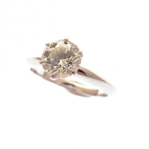 Tiffany & Co. diamond, platinum ring. Estimate: $7,000-$9,000. Michaan's Auctions image