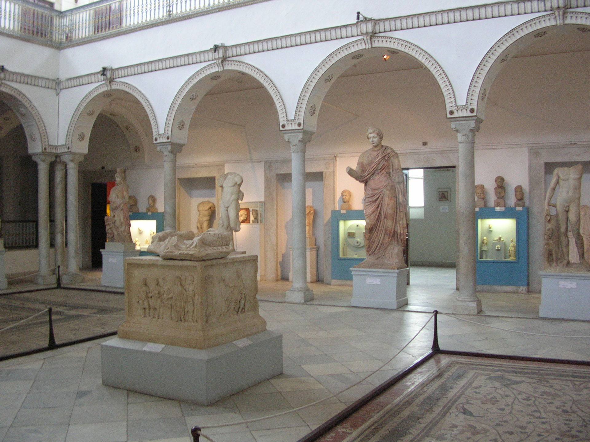 Carthage Room, Bardo Museum in Tunis, Tunisia. Photo taken in 2005 by Bernard Gagnon, licensed under the Creative Commons Attribution-Share Alike 3.0 Unported, 2.5 Generic, 2.0 Generic and 1.0 Generic license.