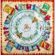 One of the most colorful items in Thursday's jewelry, watches and couture session is this Hermes 'Prieves du Vent' silk scarf. Estimate: $200-$400. Rago Arts and Auction images.