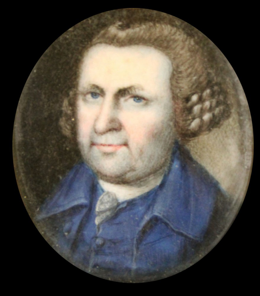 Miniature on ivory portrait painting by Charles Wilson Peale (1741-1827) of Robert R. Livingston, one of five men who drafted the original Declaration of Independence. Price realized: $23,600. Louis J. Dianni, LLC images