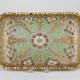 Continental glassware includes this 19th century Moser hand-painted tray, 16 inches by 8 inches. Estimate: $700-$1,200. John McInnis Auctioneers images