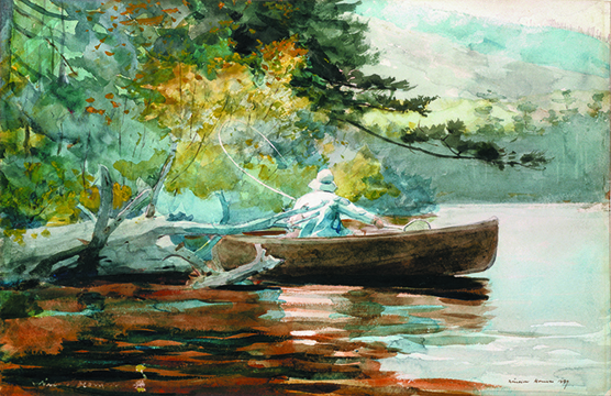 Winslow Homer's 'A Good One.' Image courtesy of the Hyde Collection